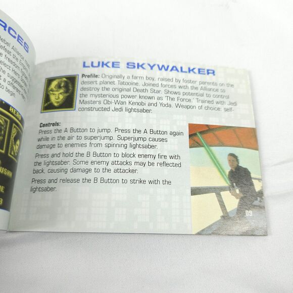 Super Star Wars Return of the Jedi GameBoy Instruction Booklet Manual *ONLY* - Picture 5 of 7